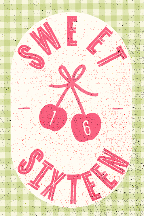 Cherry Sweet Sixteen ecard