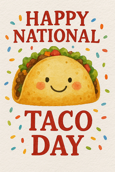 Happy National Taco Day ecard