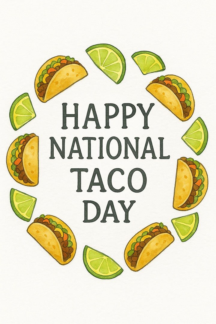 Taco Day Circle ecard