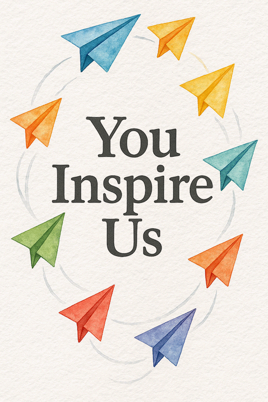 You Inspire Us  ecard