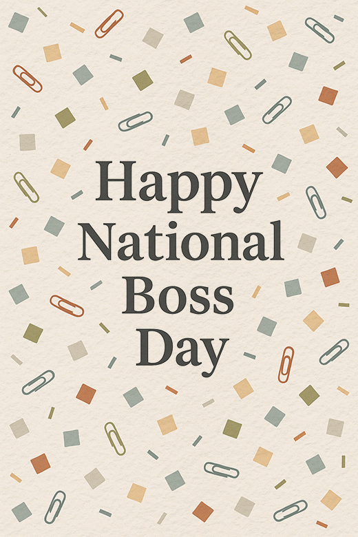 Paperclips Boss Day ecard