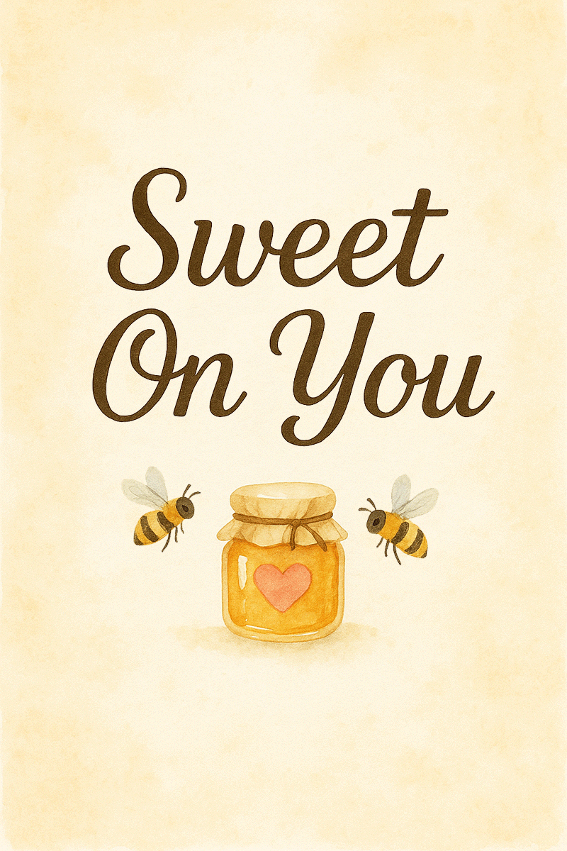 Sweet On You Bees ecard